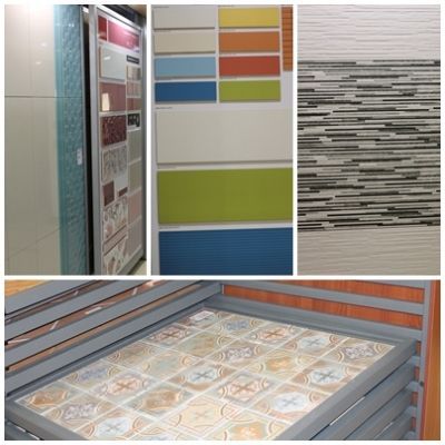 Un collage de imágenes que muestran diferentes tipos de azulejos.