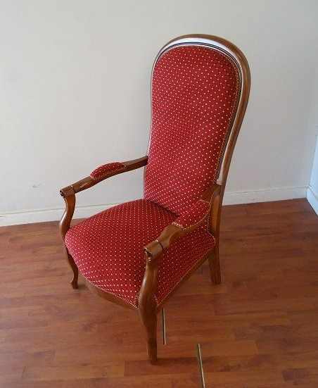 Rénovation d'un fauteuil Voltaire - Avant