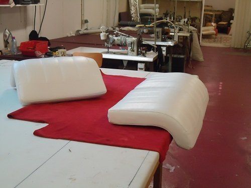 Création et rénovation de coussins pour bateau