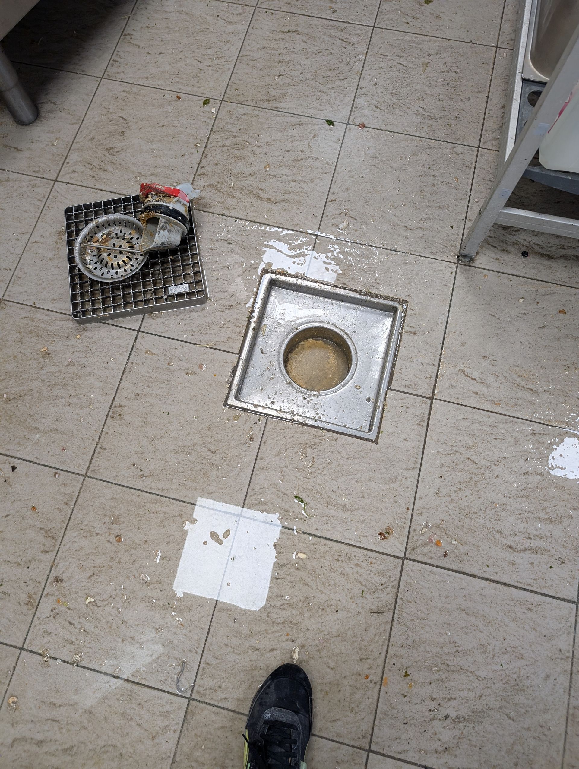 Une canalisation bouchée.