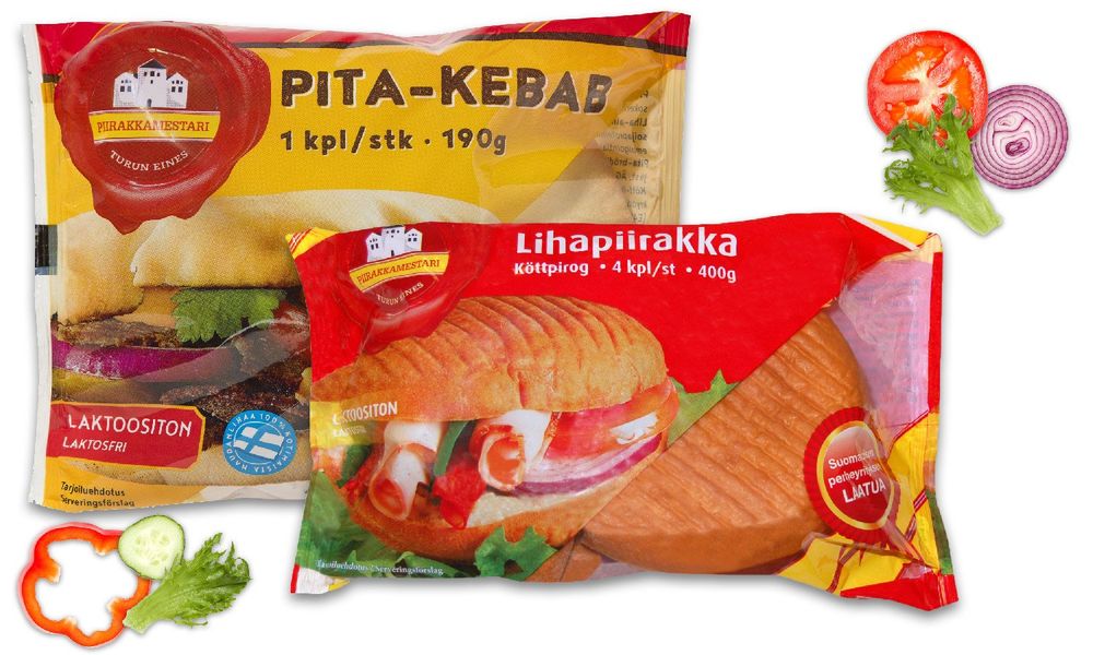 Pita-Kebab ja lihapiirakka - Turun Eines