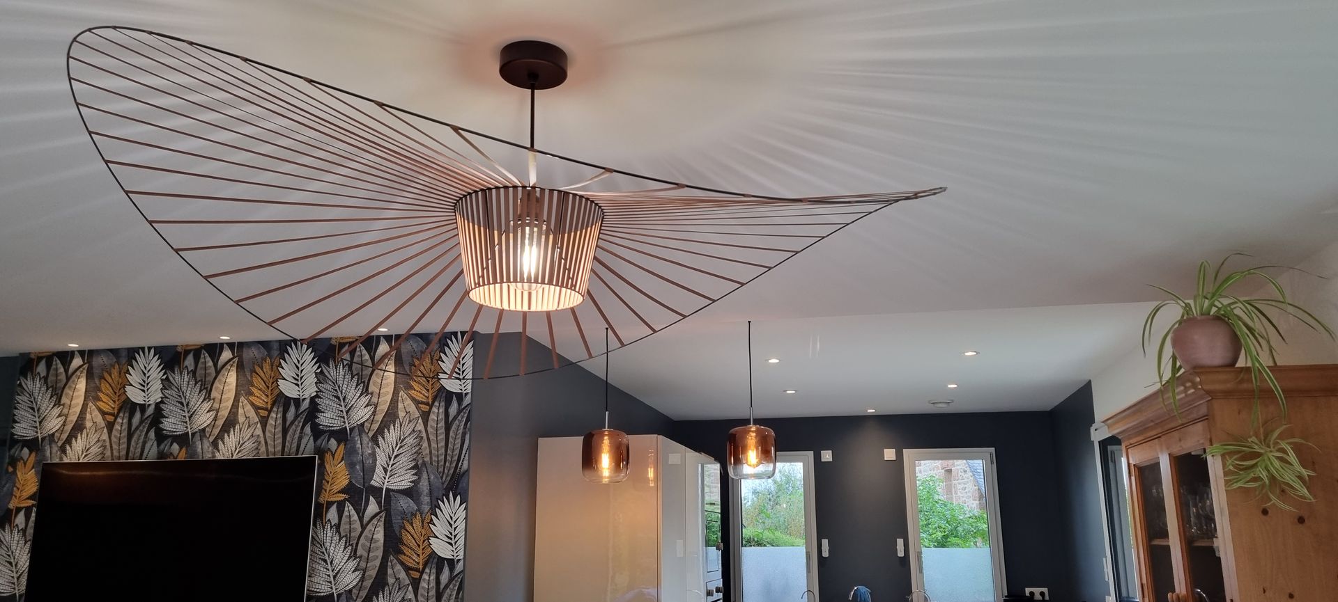 Éclairage dans un salon