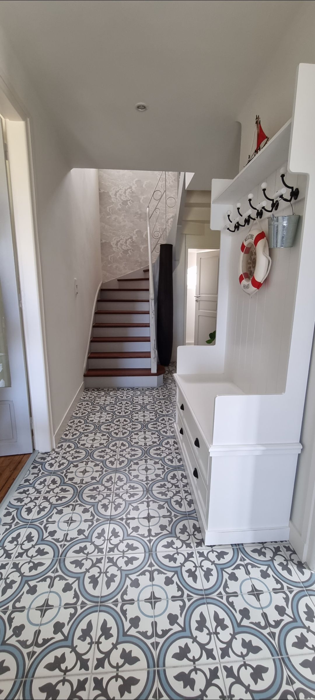 Cage d'escalier après travaux