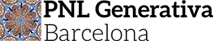 Logotipo para PNL Generativa Barcelona con diseño de mosaico.