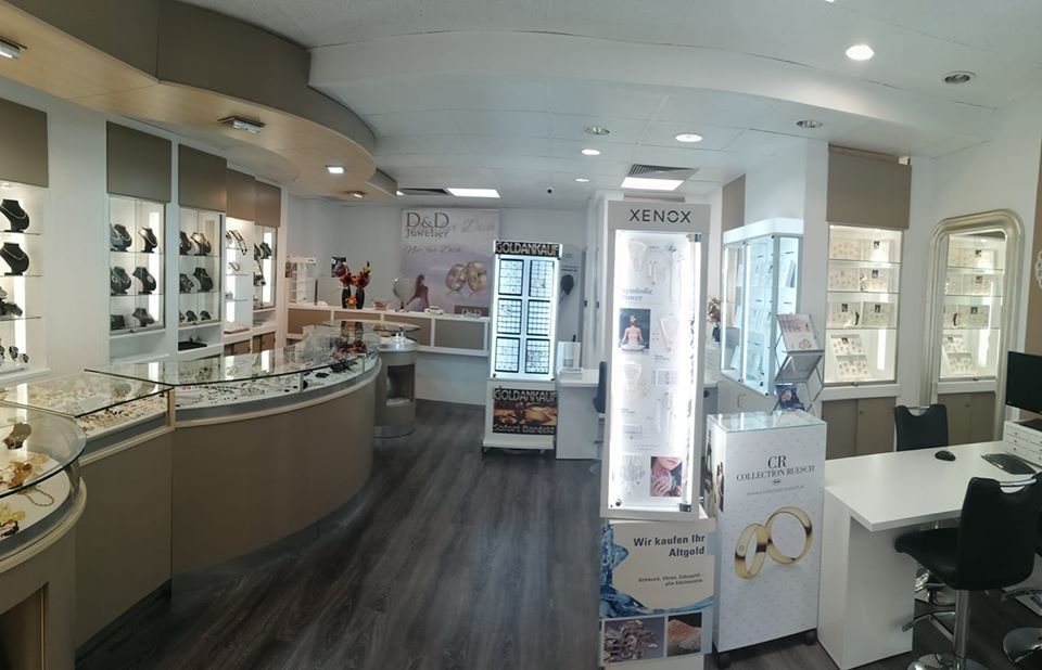 Ladenräume von D & D Juwelier