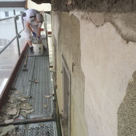Verputzarbeiten von Bernet Maler