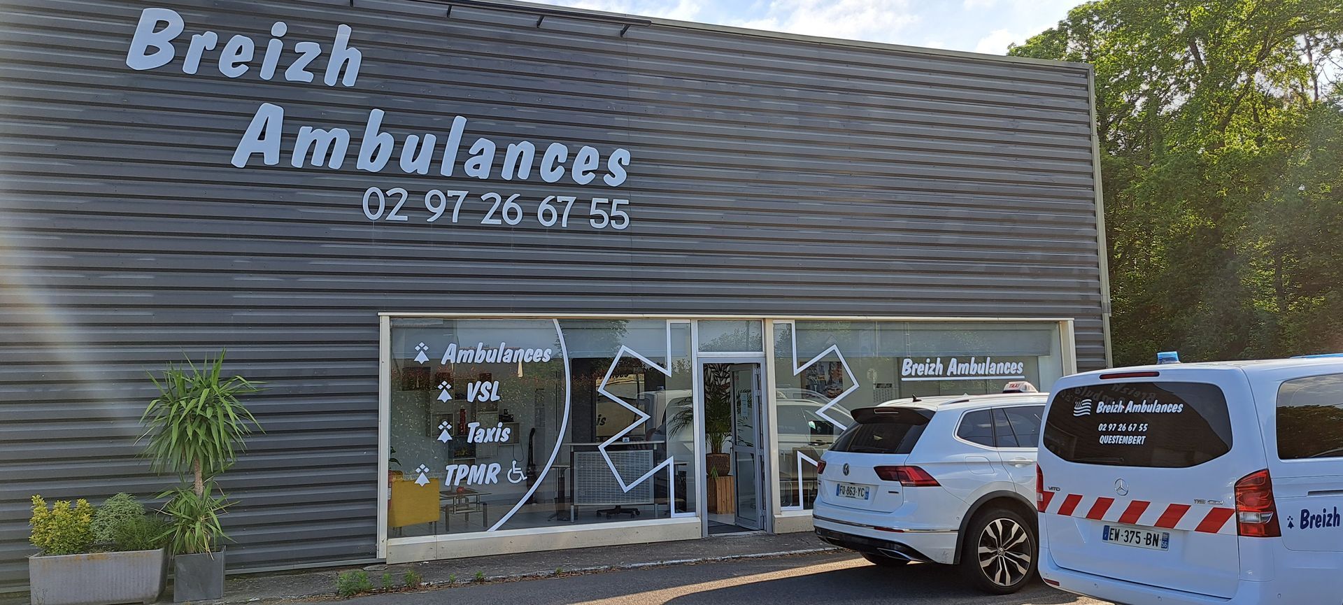 Bâtiment de la société Breizh Taxis
