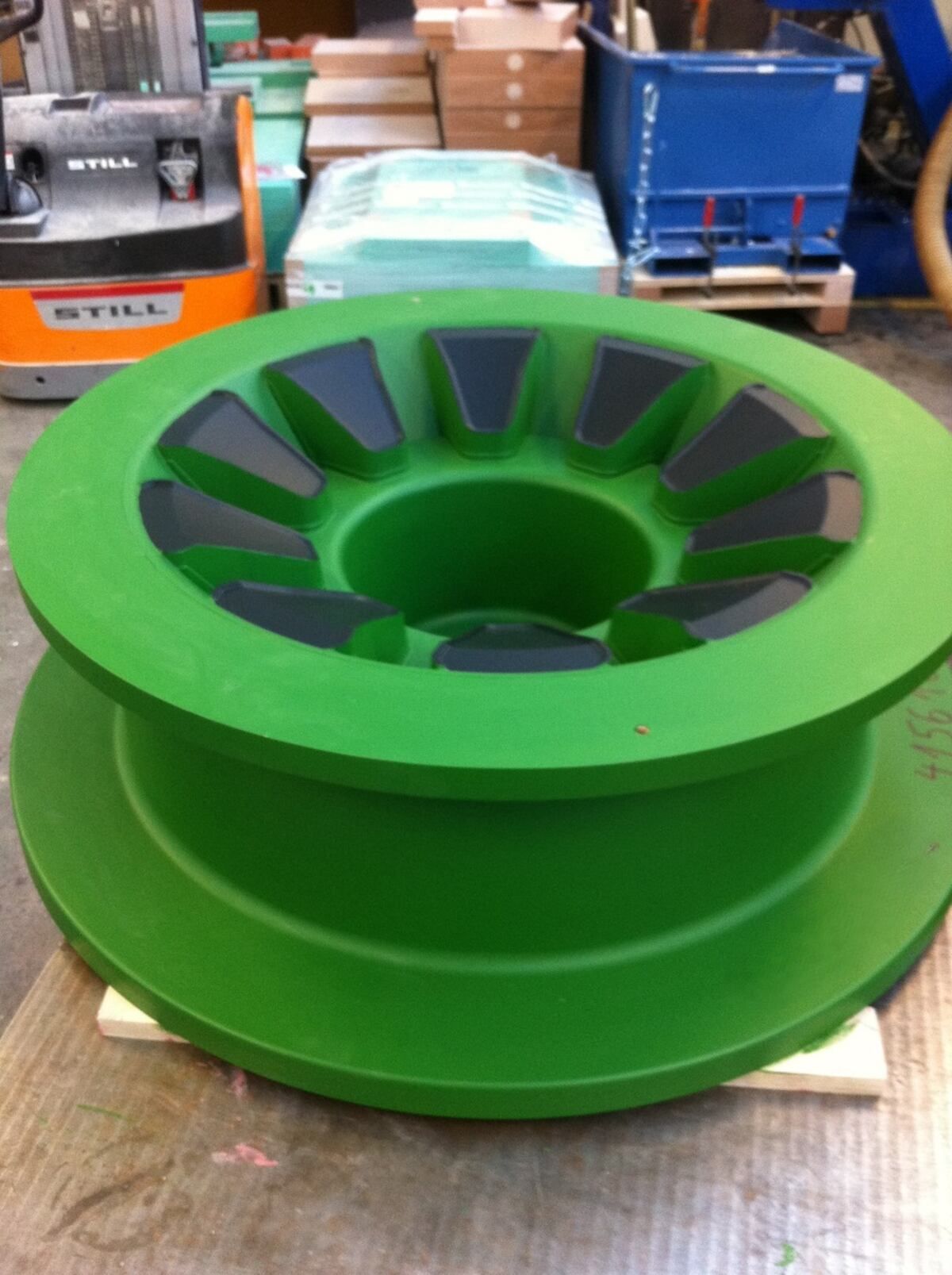 Ein Prototyp in Grün