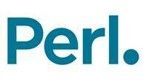 Logo Perl en turquoise avec un point noir sur fond blanc.