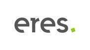 Logo eres. en gris foncé avec un petit point vert.