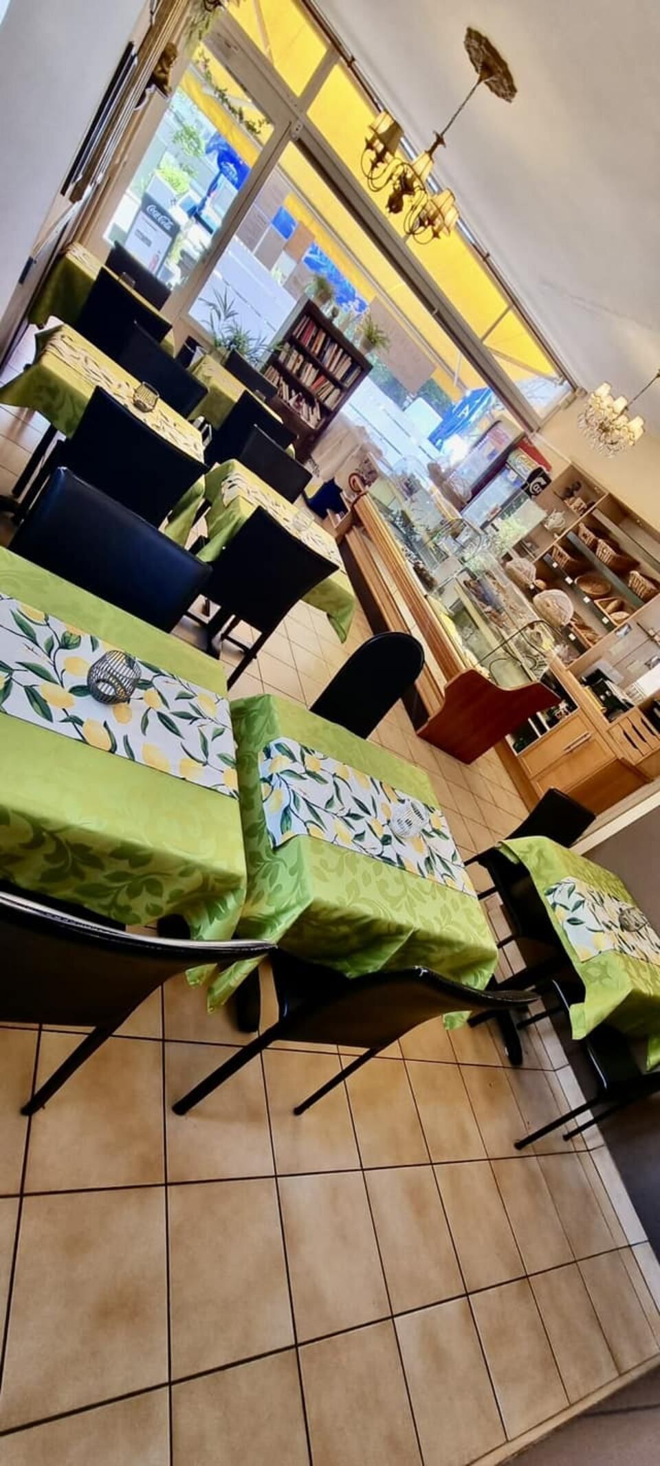 intérieur de la boulangerie