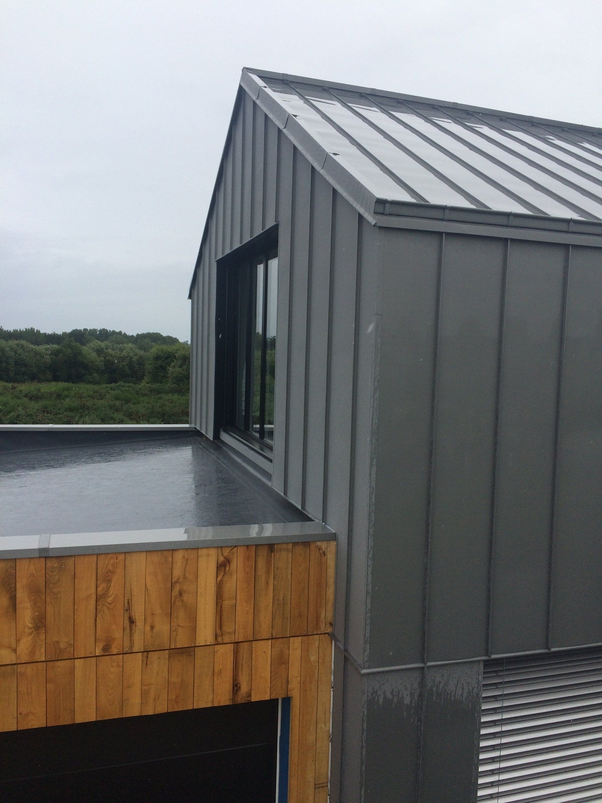 Bardage zinc ardoise