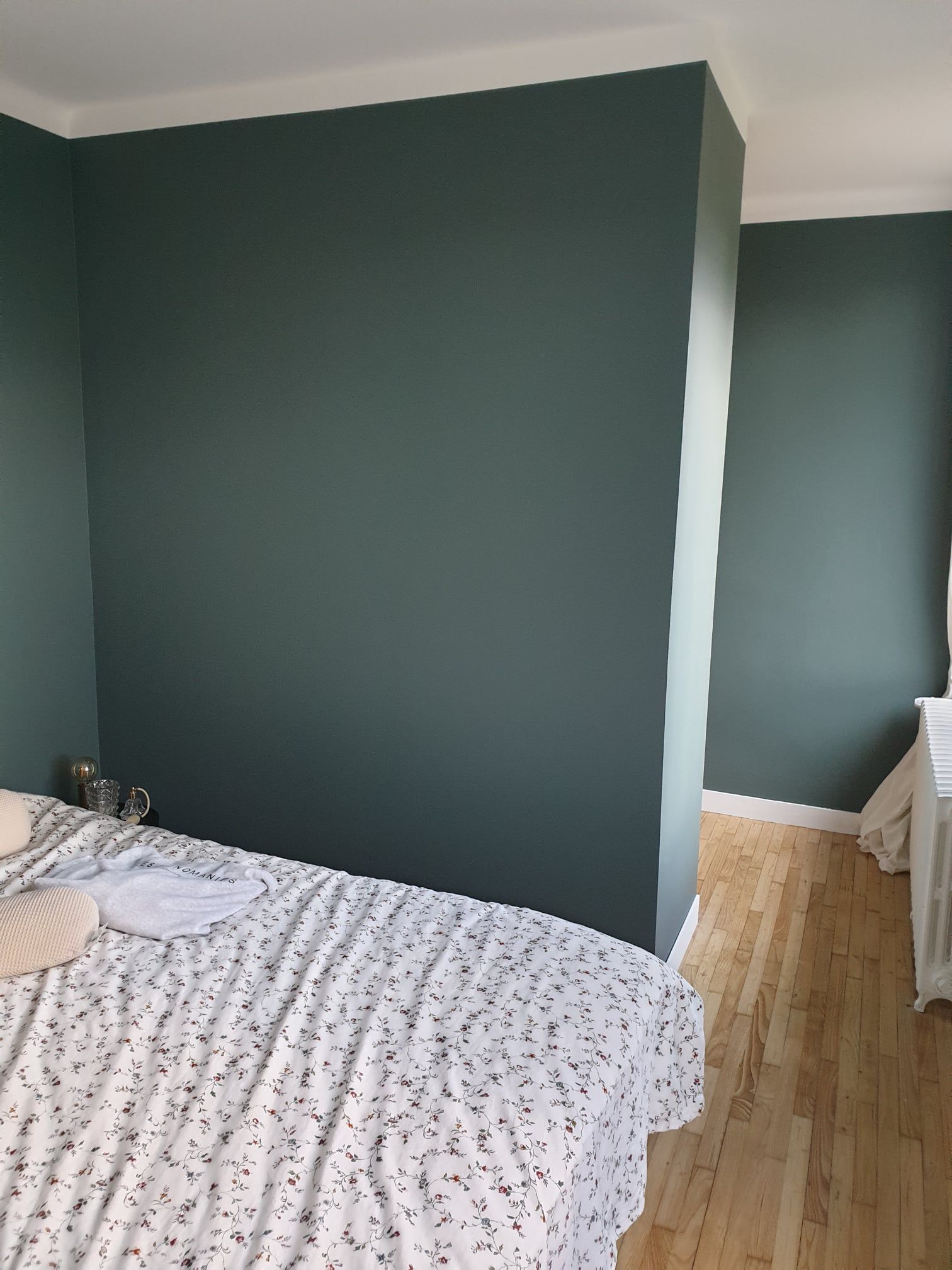 Peinture d'une chambre en bleu
