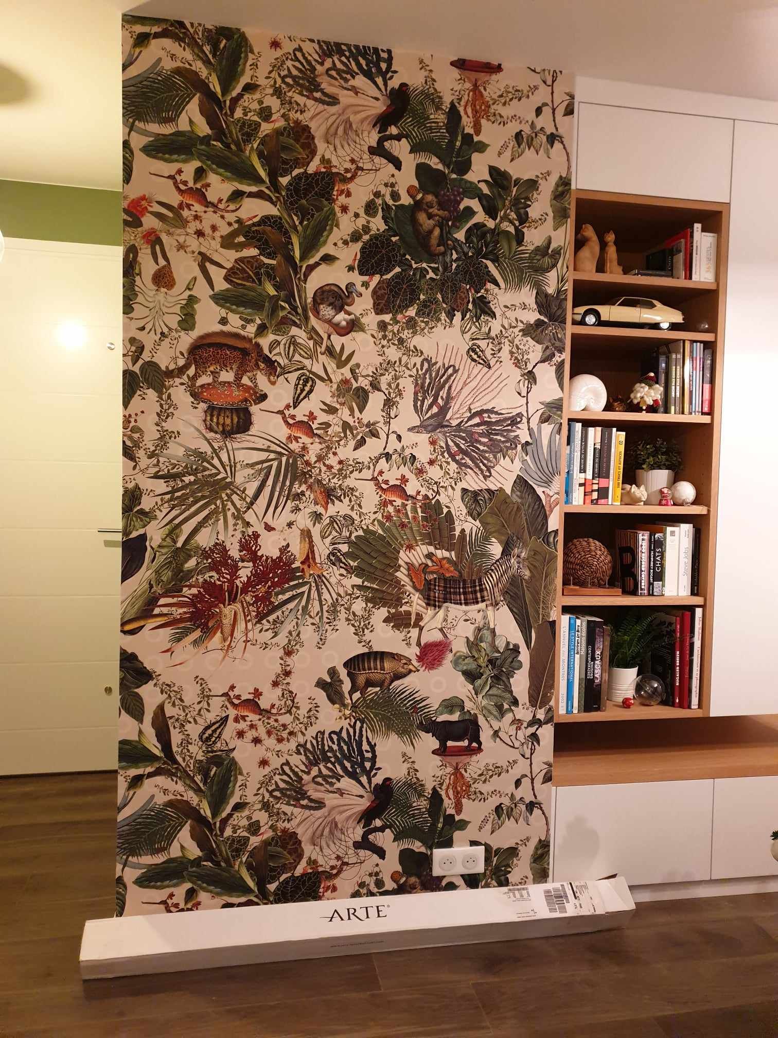 Tapisserie murale salon