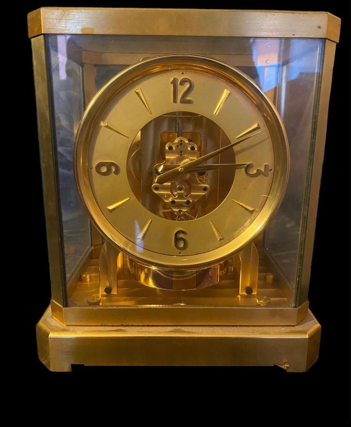 Strasbourg antiquaire - Horloge dorée