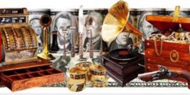 Strasbourg antiquaire - objets anciens : tiroir-caisse, bracelets, coffre à bijoux, phonographe