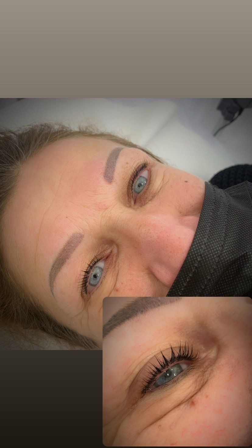 Avant après, microblading à Argenteuil
