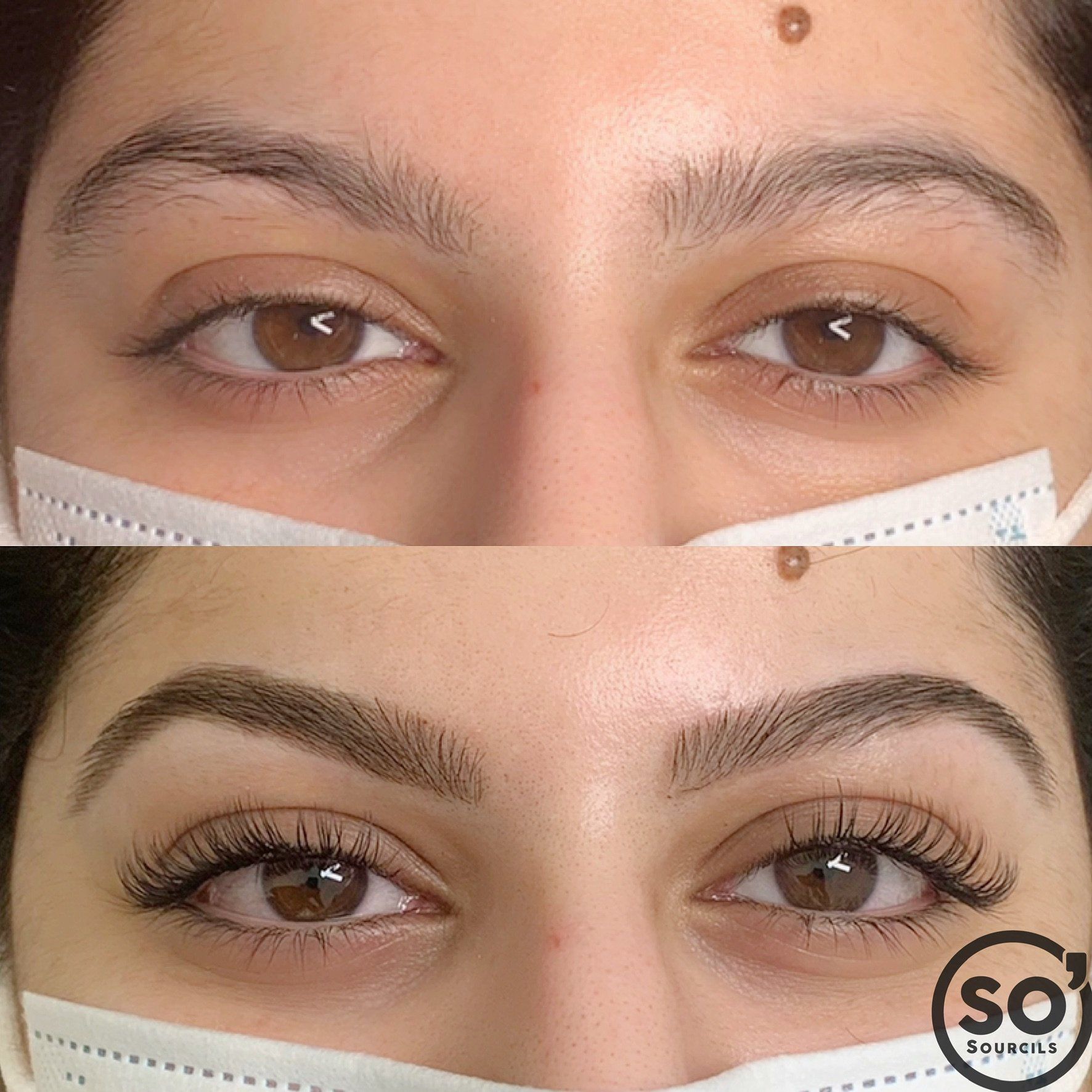 Avant après le microblading