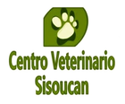 Logotipo del Centro Veterinario Sisoucan. Huella verde dentro de un cuadrado verde, con texto verde debajo.