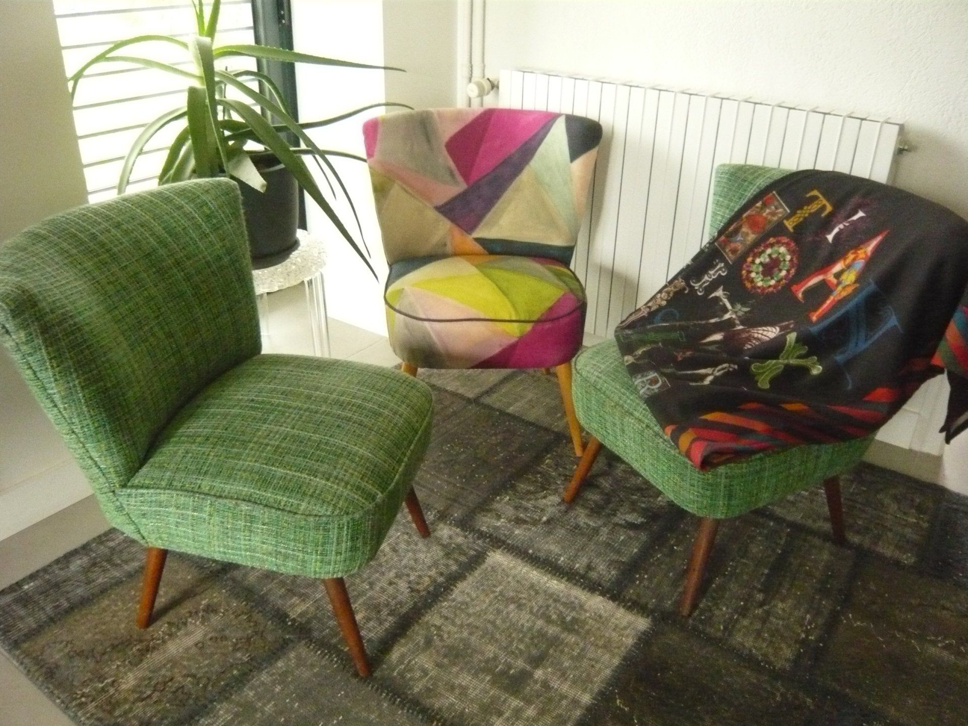 Fauteuil Coctail Tissu Désigners Guild