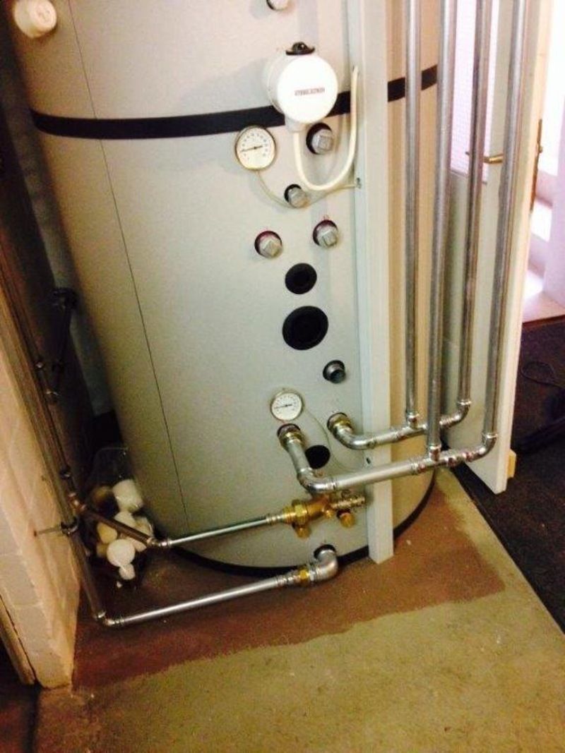 Heizungsinstallation, Foto der Flurim Haustechnik AG