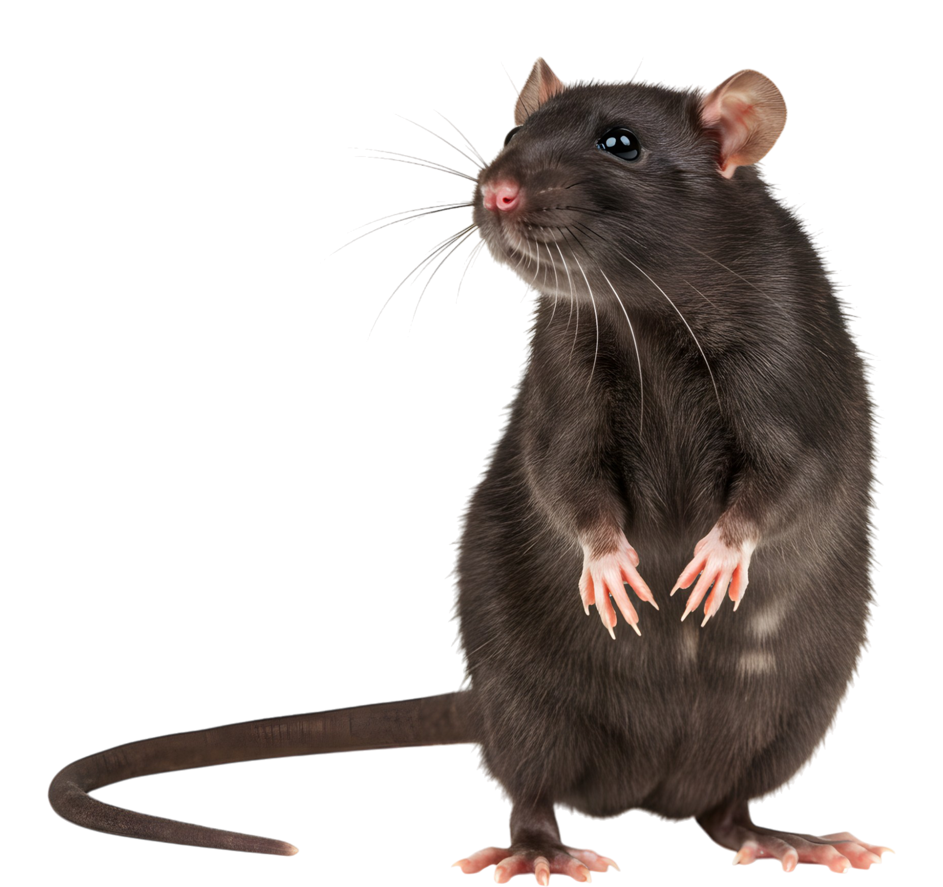 Un rat debout