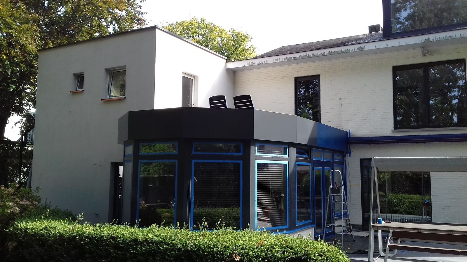 Peinture extérieure d'extension.