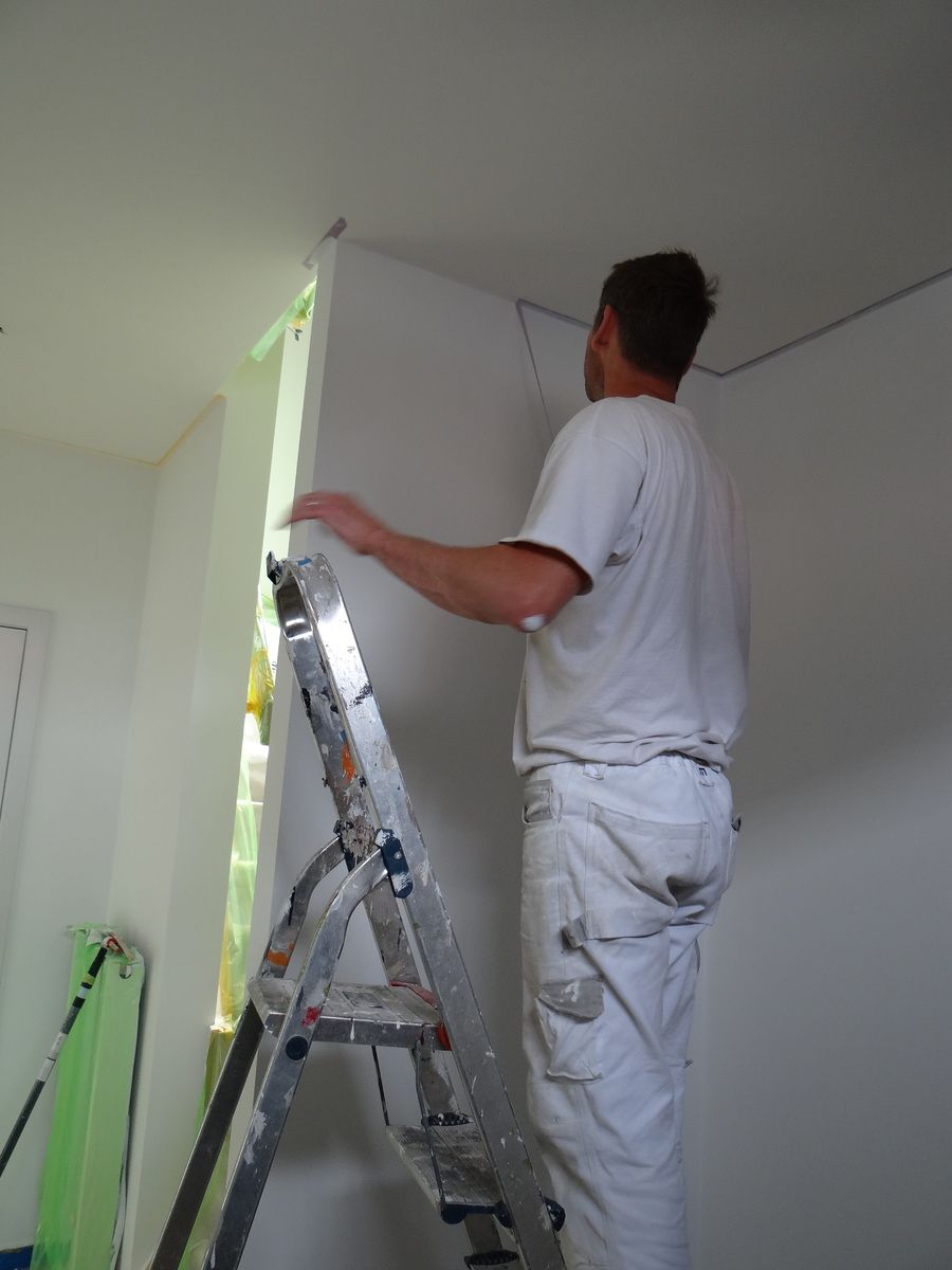 Travaux de peinture intérieure.