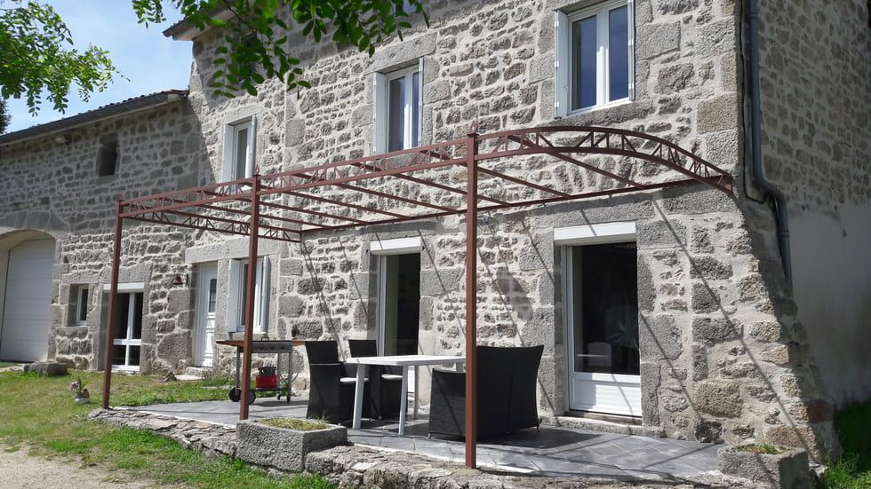 Pergola en fer forgé