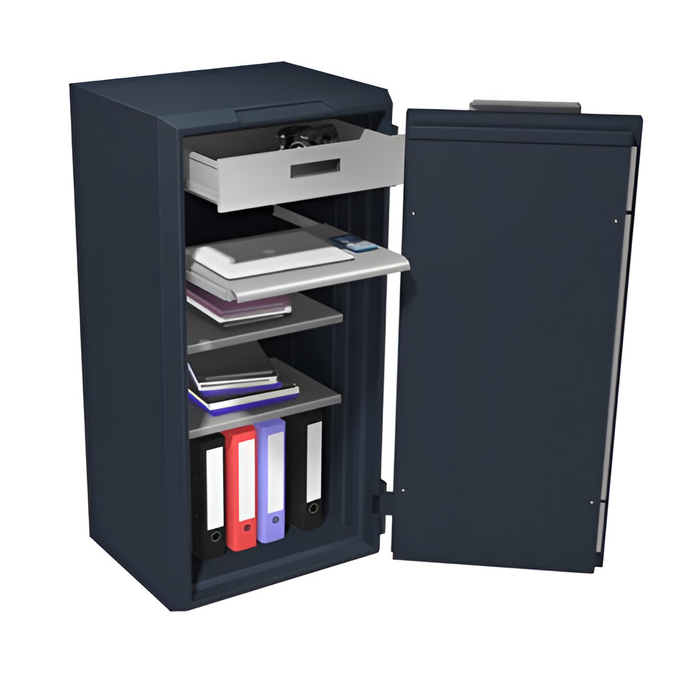 Coffre fort rempli de dossiers