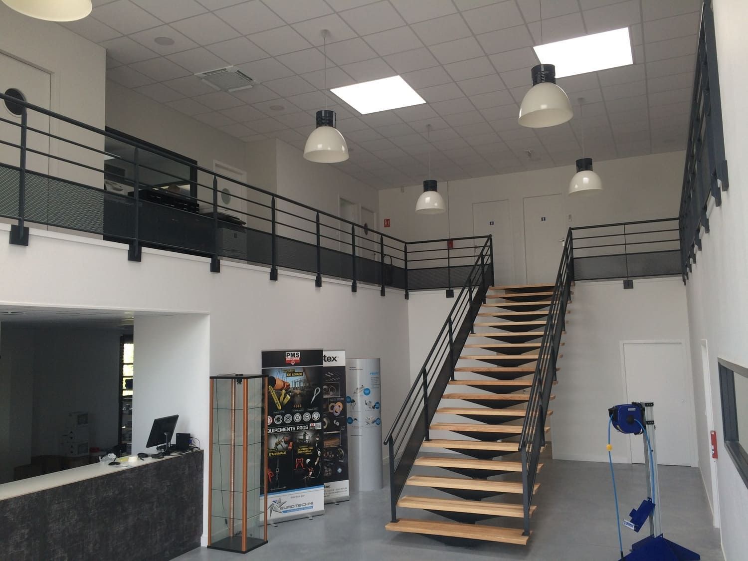 Garde corps d'un escaliers droit