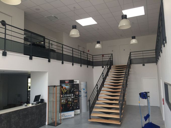 Garde corps d'un escaliers droit