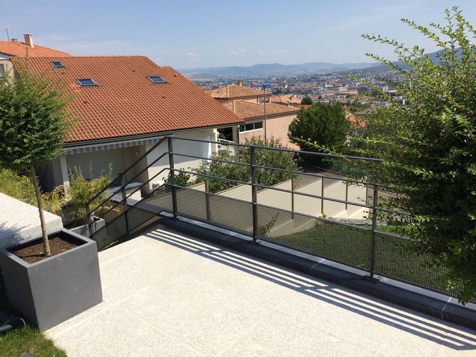 Garde corps d'une terrasse