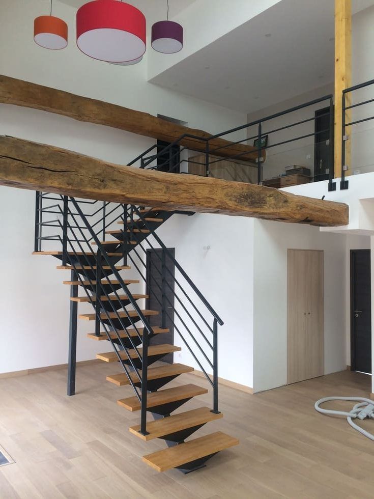 Garde corps d'escaliers tournants