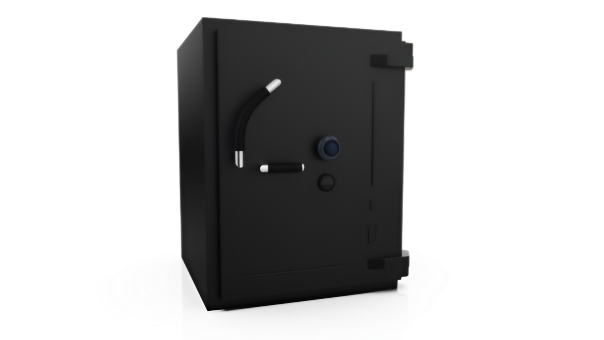 Coffre fort noir