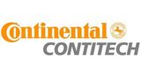 El logotipo de Continental Contitech es naranja y gris sobre un fondo blanco.