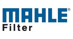 El logotipo de Mahle Filter es azul y negro sobre un fondo blanco.
