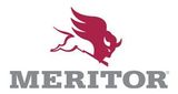 El logo de Meritor es un toro con alas sosteniendo un palo.
