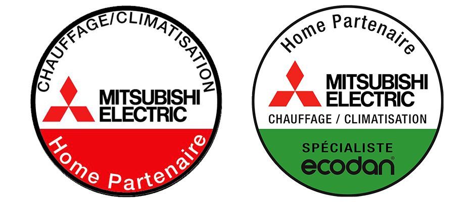 Logotype Mitsubishi Electric Home Partenaire.