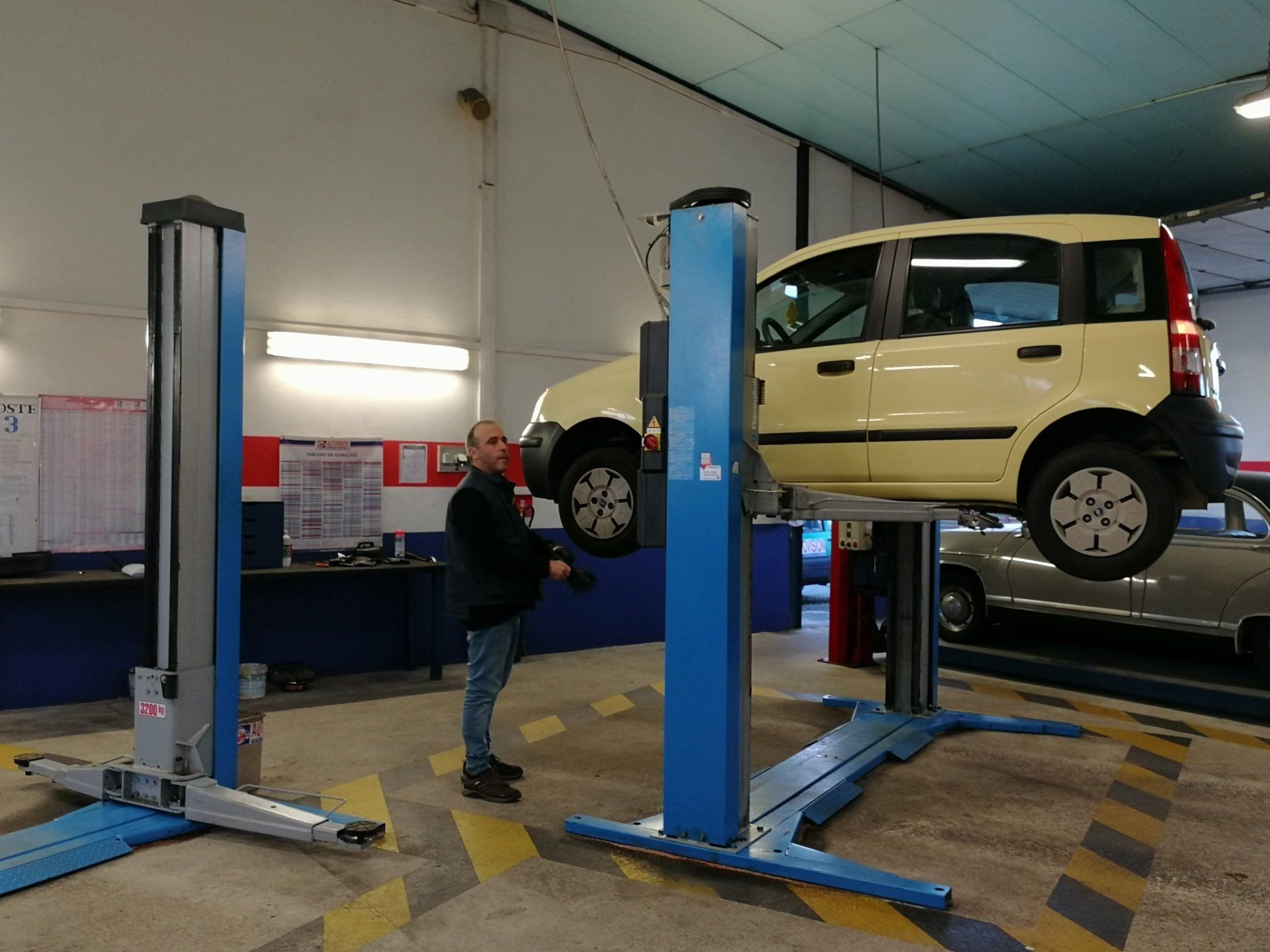 Contrôle technique vérifications sur le pont