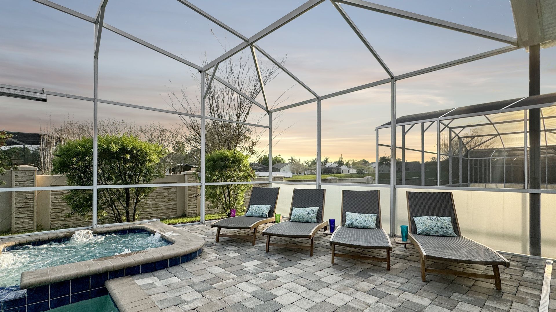 sunset at moon valley villa photo
