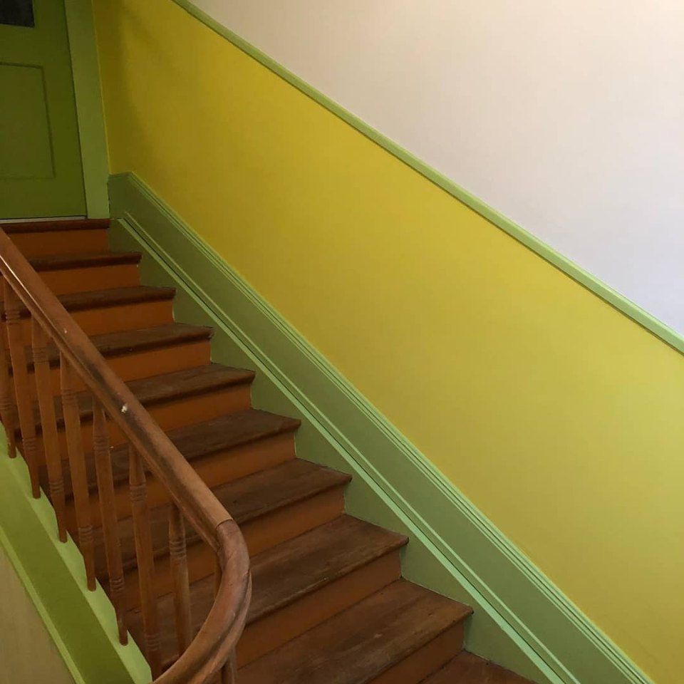 Treppe, Arbeit der Manu's Malergeschäft AG