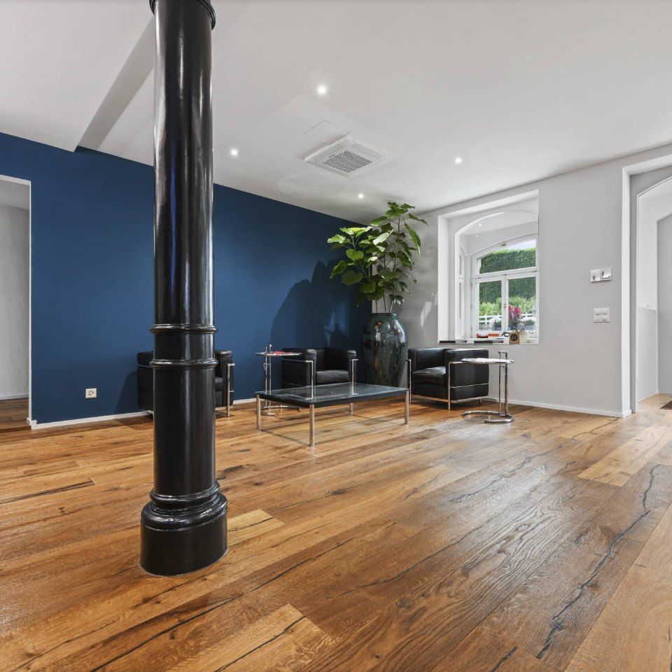 Gestrichener Raum, Arbeit der Manu's Malergeschäft AG