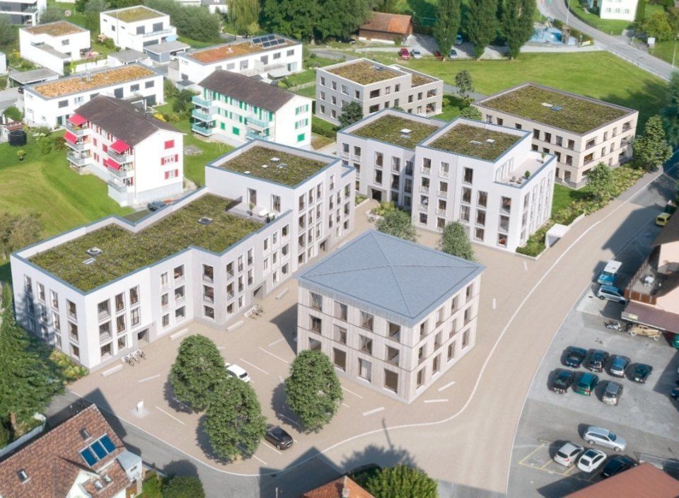 Neue Wohngebäude, Arbeit der Manu's Malergeschäft AG