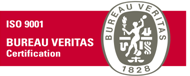 El logotipo de Bureau Veritas Certification es ISO 9001.