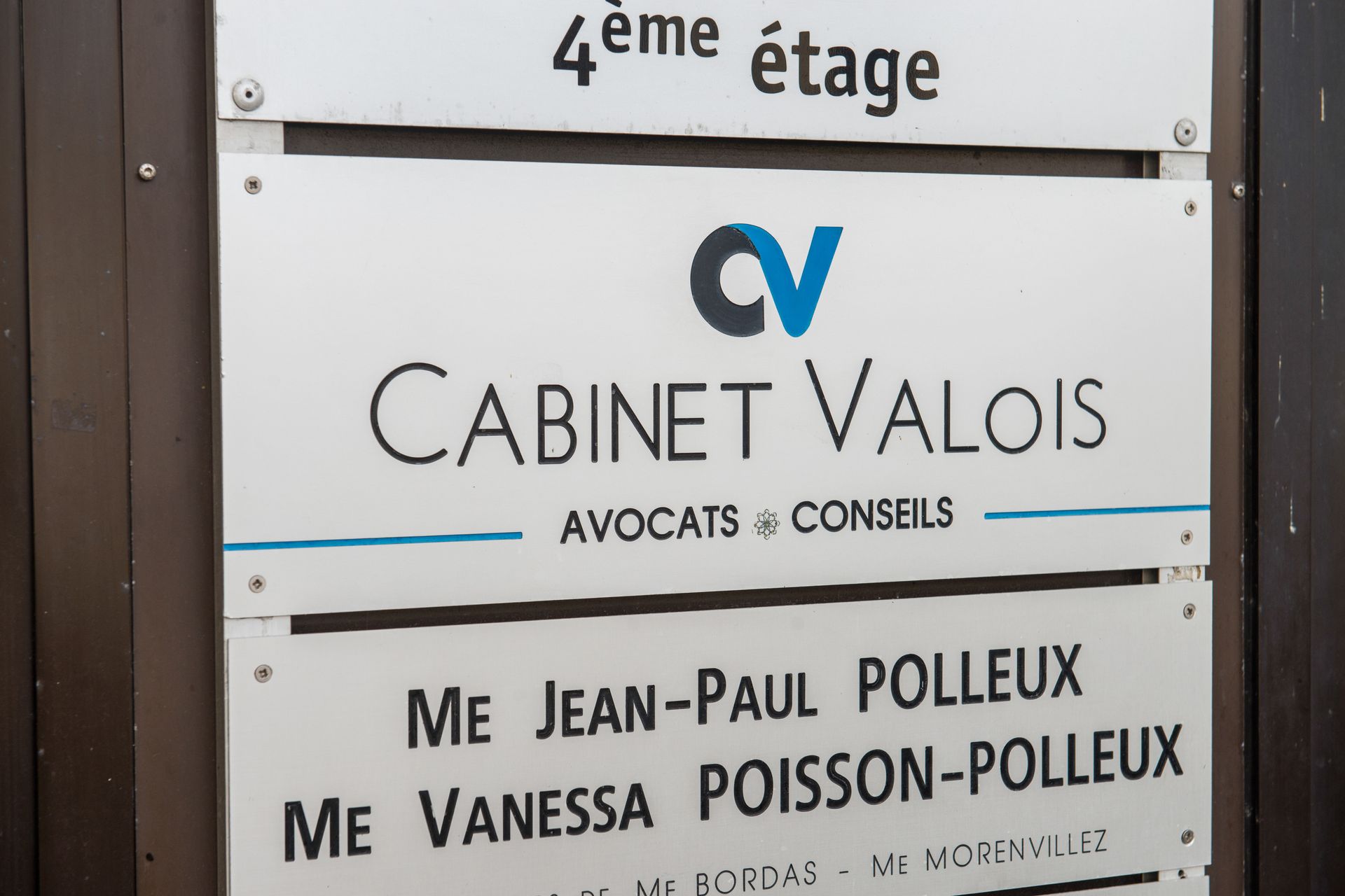 Plaque du Cabinet Valois