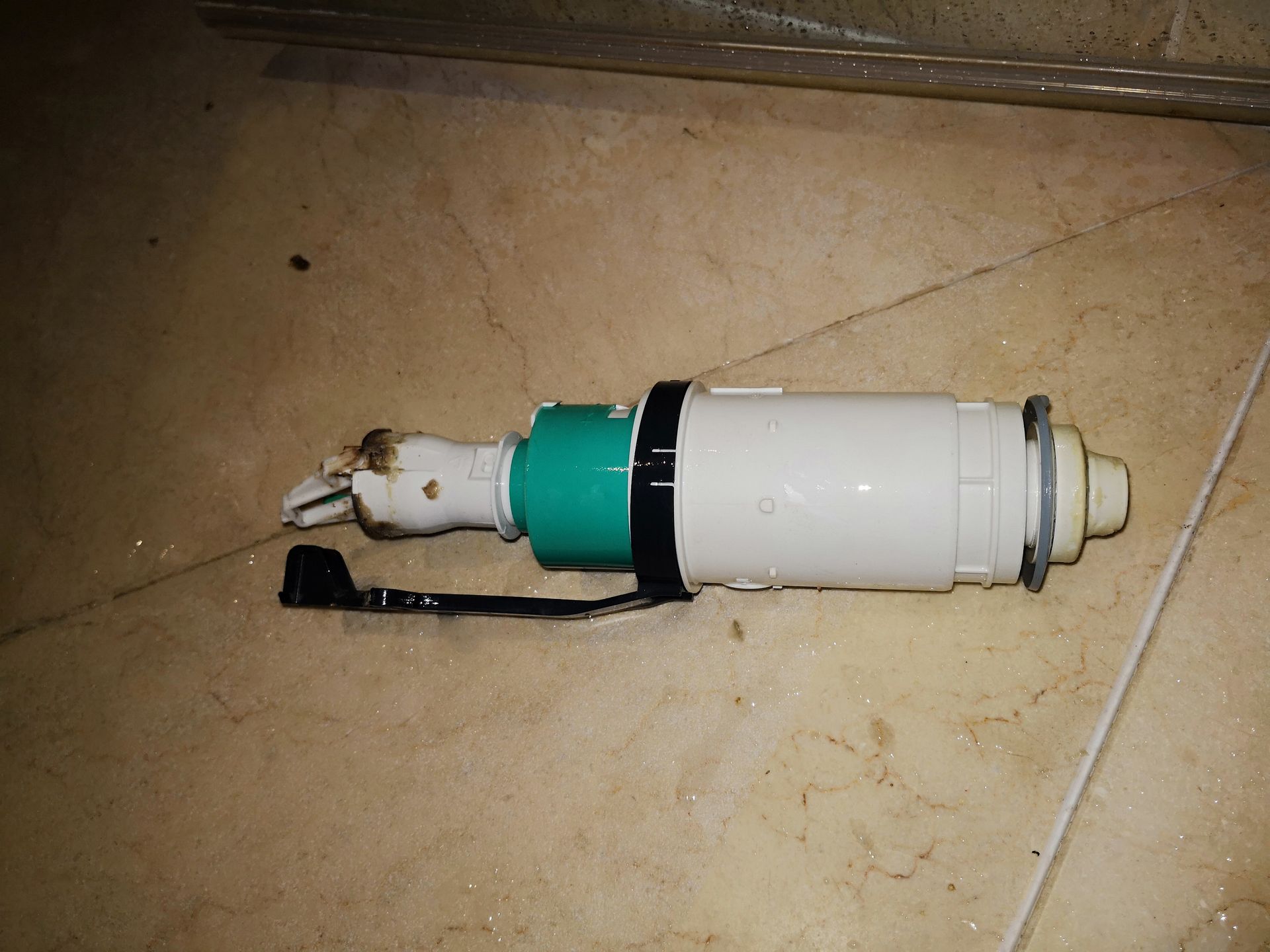 Siphone blanc et bleu