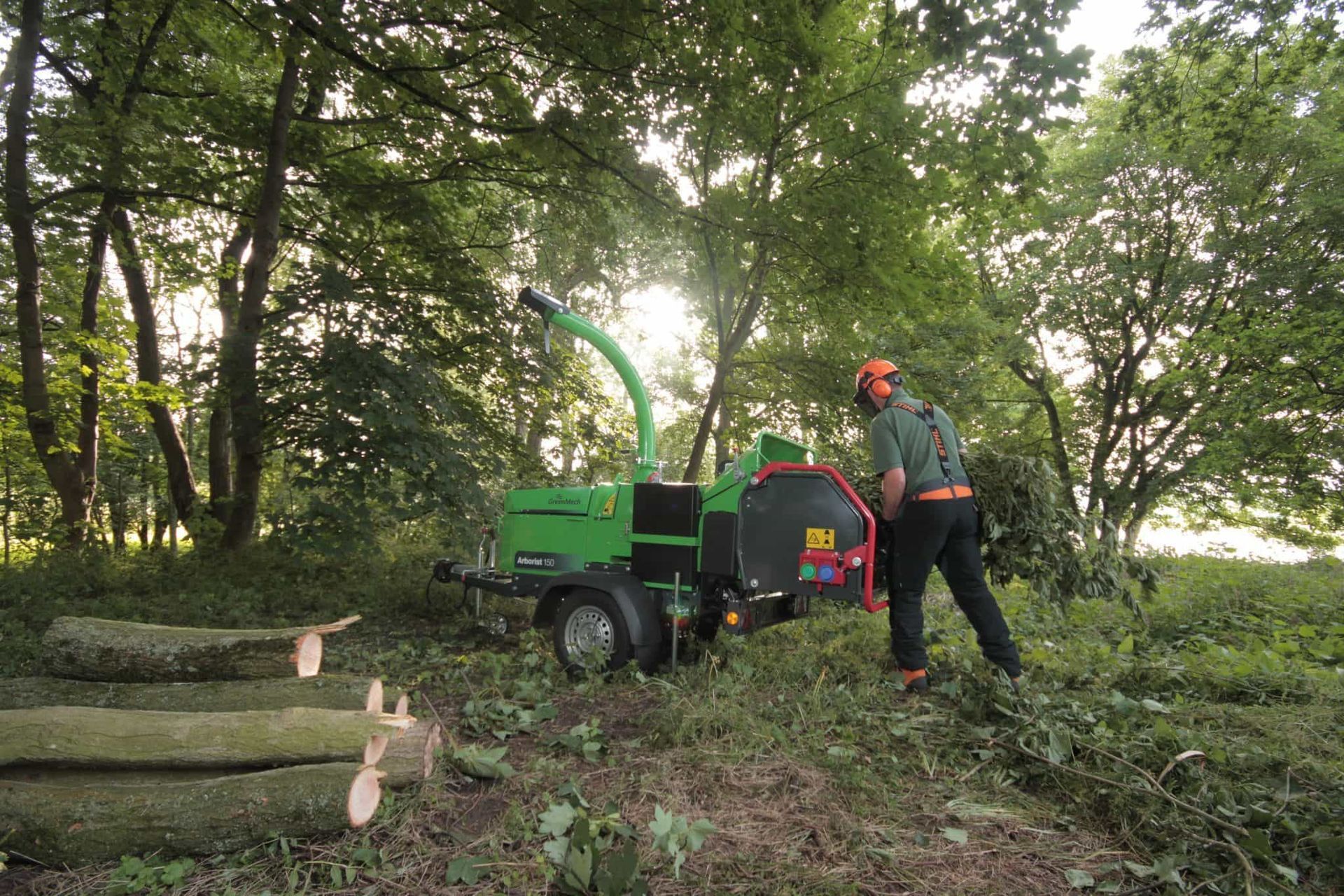 Broyeur de branches Arbo150 de la marque GreenMech