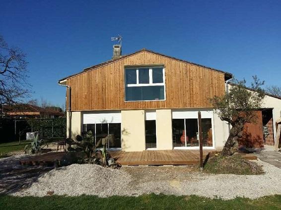 Bardage en ossature bois