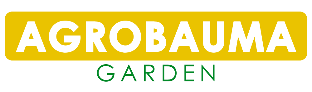Rètol groc i verd per a Agrobauam Garden, que ven productes agrícoles, amb un número de telèfon.